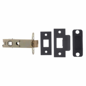 AL3MB Tubular Latch 76mm Matt Black
