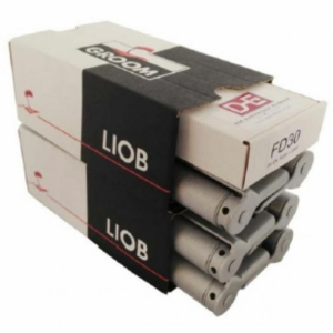 GROOM 150mm Fire Rated Liobex Double Action Spring Hinge Set Of 3 Hinges Silver LDA06 EI30