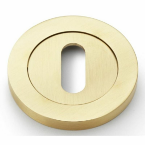 Alexander & Wilks AW391SBPVD 50X6mm Keyhole Escutcheon Satin Brass PVD