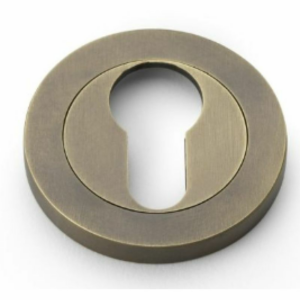 Alexander & Wilks AW390IB 50x6mm Euro Profile Escutcheon Italian Brass