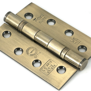 Anvil 102x76x3mm Ball Bearing Butt Hinge Aged Brass 49570