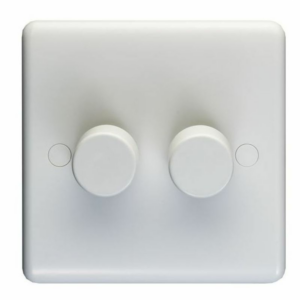 2 Gang 2 Way Dimmer Switch 400w