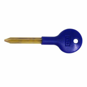 Security Door Bolt Key Short Blue