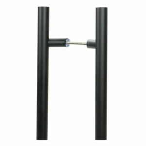 Anvil 1200x32mm Offset T Bar Pull Handle Back to Back Matt Black (316) 50793