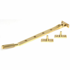 Anvil 250mm Brompton Casement Stay Polished Brass 50616