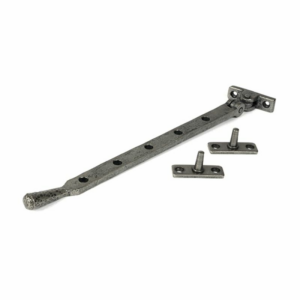 Anvil 300mm Hammered Newbury Casement Stay Pewter 46483