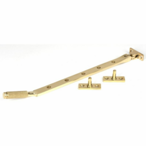 Anvil 305mm Brompton Casement Stay Polished Brass 50617