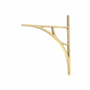 Anvil 314x250mm Tyne Shelf Bracket Satin Brass 51177