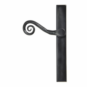 Anvil Monkeytail Slimline Espag Lever Latch Latch Black LH 46397L