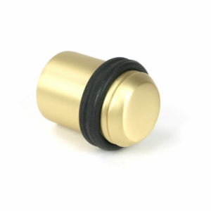 Anvil Floor Mounted Door Stop Satin Brass 51299