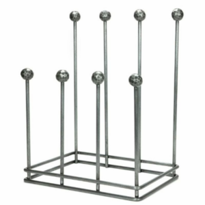 Anvil Four Pair Boot Rack Holder Pewter 47107