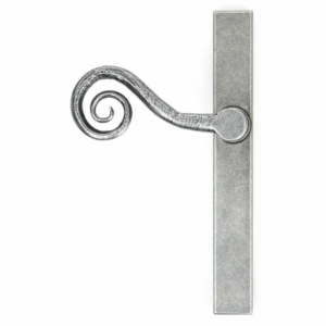 Anvil Monkeytail Slimline Espag Lever Latch Latch Pewter LH 46398L