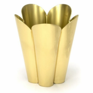 Anvil Small Smooth Flora Brass Pot 47122