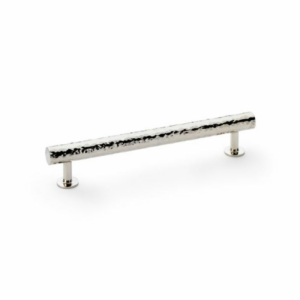 Alexander & Wilks AW817-160 Leila Hammered Cabinet Pull Polished Nickel