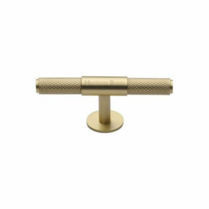 C4463 Knurled Fountain Cabinet Knob 90mm Satin Brass