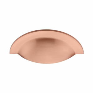 C1730 Crescent Drawer Cup Pull 97x43mm Satin Rose Gold