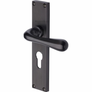 RR3048 Charlbury Reeded on Euro Lock Matt Bronze