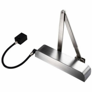 Exidor 9870R Hold Open / Swing Free Electro Magnetic Door Closer Radius Cover Stainless Steel