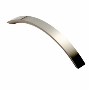 FTD270ASN Curved Convex Grip Cabinet Handle Satin Nickel