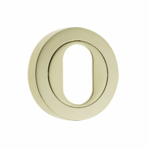 Oval Profile Escutcheons PVD on 50mm Round Rose