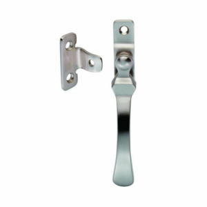 Locking Wedge Pattern Casement Fasteners Satin Nickel