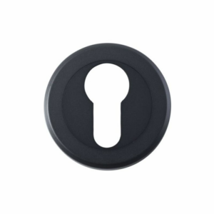 SZM001MB Euro Profile Escutcheon Matt Black