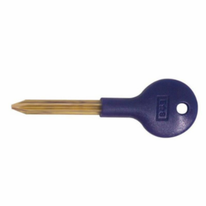 Security Door Bolt Key Long Blue
