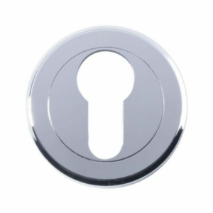 SZM003CP Serozzetta Lever Key Escutcheon Polished Chrome