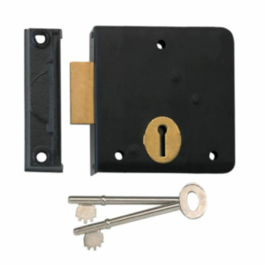 Union 1139 150mm Black Deadlock LH