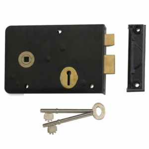 Union 1439 Lever Rim Lock 53mm Backset (Left Hand) - BJ