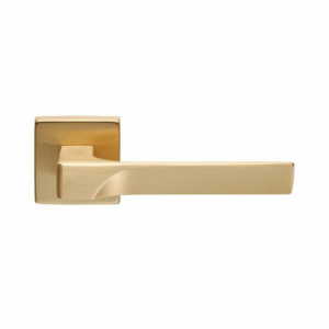 FH5SB Flash Lever on Square Rose Satin Brass