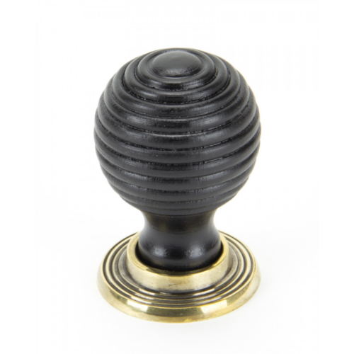 anvil-38mm-beehive-cabinet-knob-ebony-and-aged-brass-83872