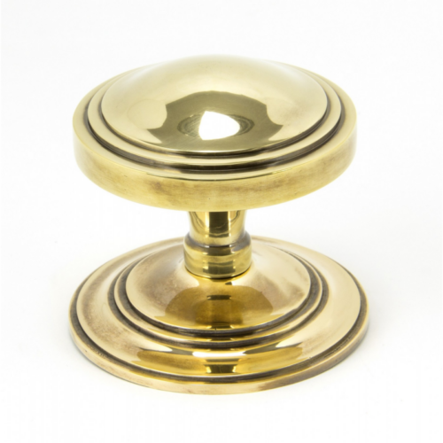 anvil-aged-brass-art-deco-centre-door-knob-90071