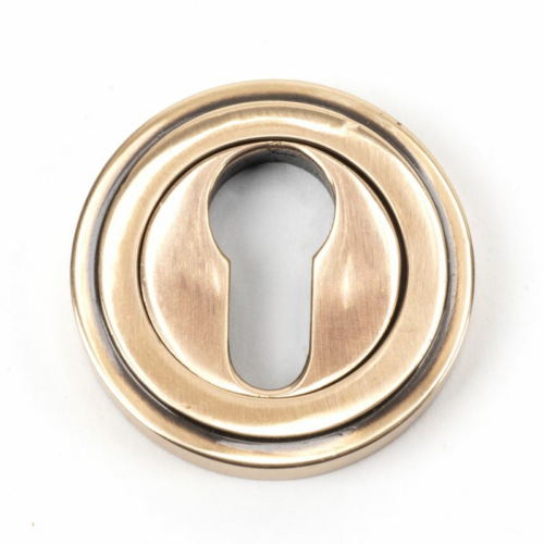 anvil-round-euro-profile-escutcheon-art-deco-polished-bronze-46126