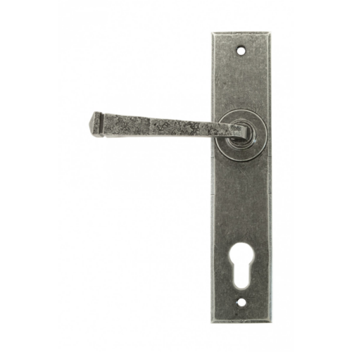 anvil-avon-espag-lever-lock-handle-set-pewter-33704-