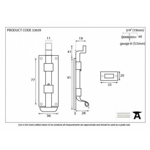 anvil-100mm-cranked-fishtail-door-bolt-black-330141