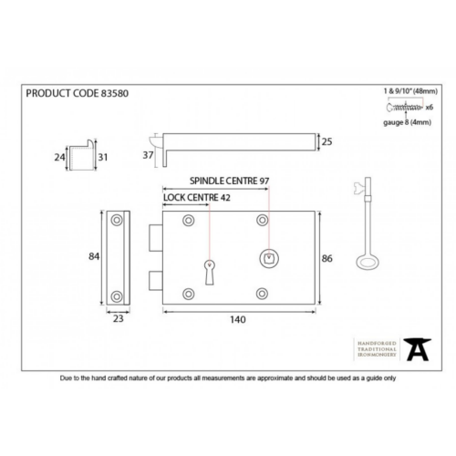 anvil-small-right-hand-rim-lock-polished-brass-835801