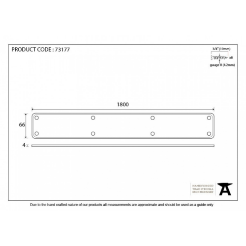anvil-1800mm-x-66mm-fingerplate-pewter-731771