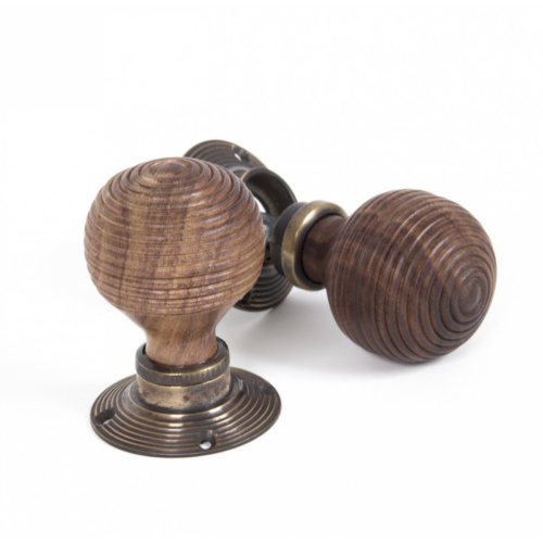 anvil-beehive-morticerim-knob-furniture-rosewood-and-aged-brass-83573