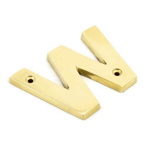 anvil-letter-w-polished-brass-83801w