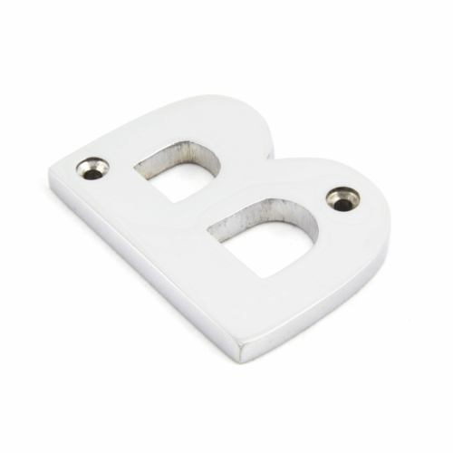 anvil-numeral-b-polished-chrome-83802b