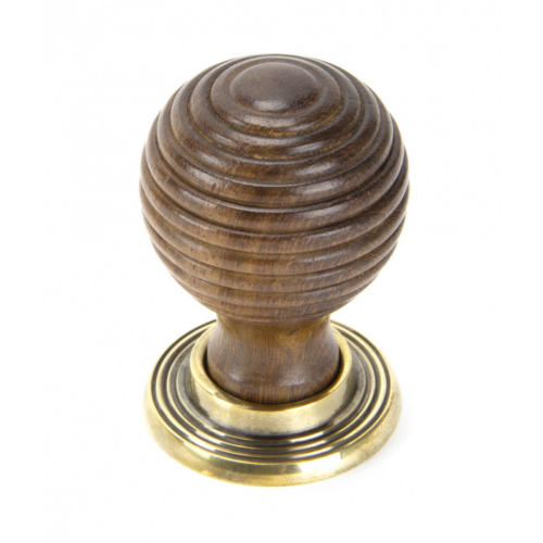 anvil-38mm-beehive-cabinet-knob-rosewood-and-aged-brass-83876