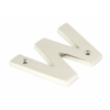 anvil-letter-w-polished-nickel-90303w