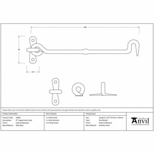 anvil-150mm-forged-cabin-hook-external-beeswax-456041
