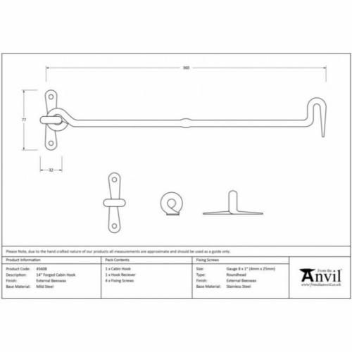 anvil-300mm-forged-cabin-hook-external-beeswax-456071