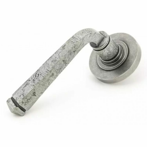 anvil-avon-round-lever-on-rose-plain-external-beeswax-45627