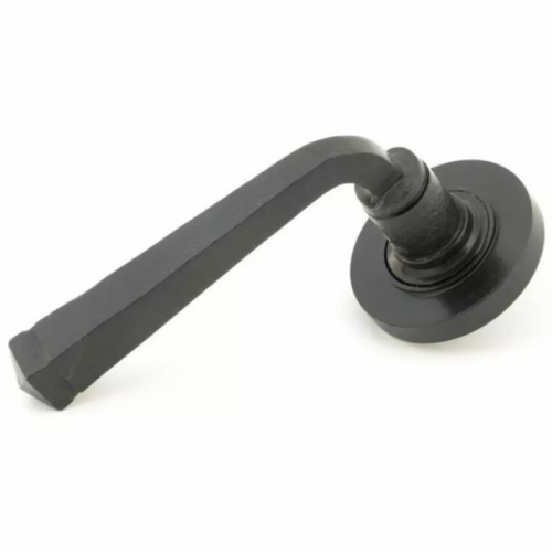 anvil-avon-round-lever-on-rose-unsprung-plain-black-49957
