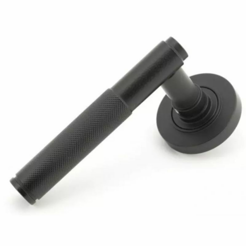 anvil-brompton-round-lever-on-rose-unsprung-plain-black-50005