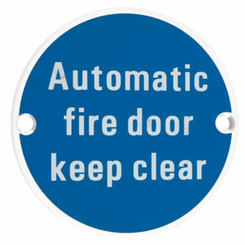 zss12ss-76mm-automatic-fire-door-keep-clear-sign-stainless-steel