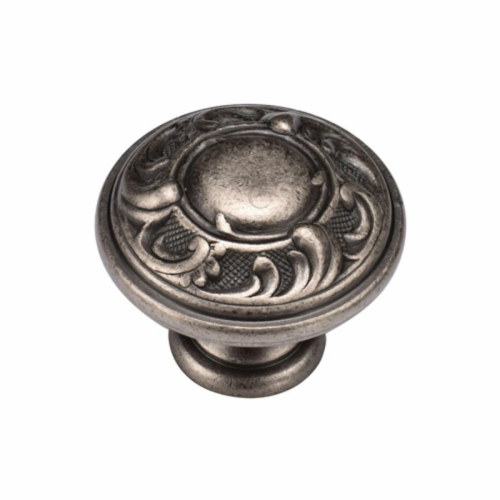 vintage-round-knob-distressed-brass